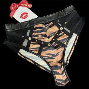 Honey Birdette Betty Tiger brief S